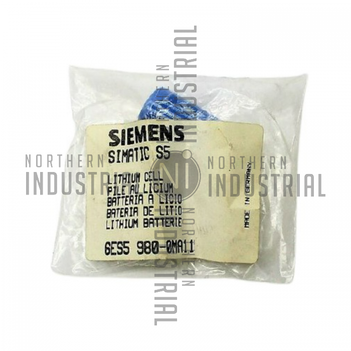 NEW Siemens 6ES5 980-0MA11 6ES5980-0MA11 SIMATIC Lithium Battery